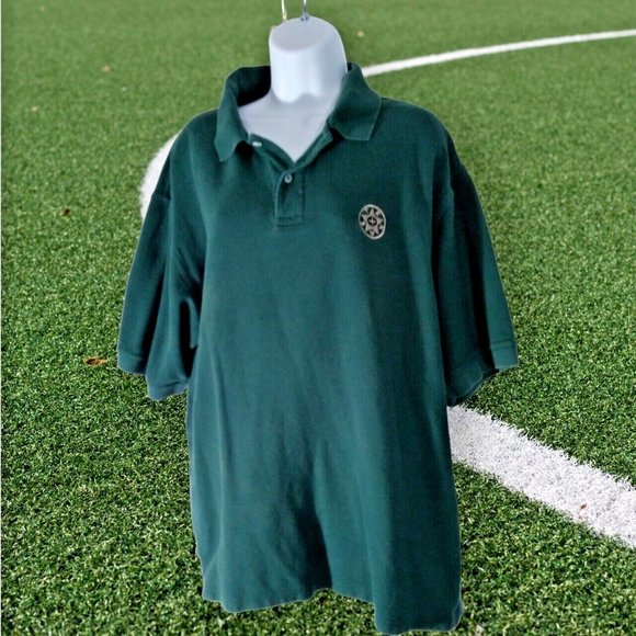 GEAR FOR SPORTS Shirt Mens XL Polo Golf 100% Thick Cotton Texas Logo Shirt - Picture 3 of 8